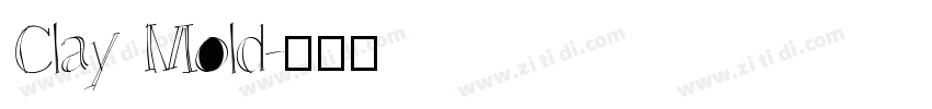 Clay Mold字体转换